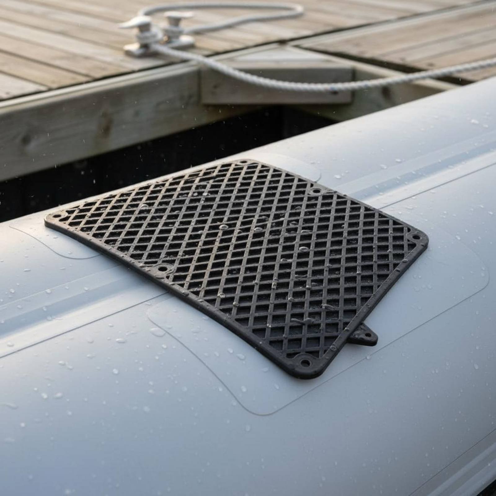 Trapezoid Engine Mount Pad Waterproof Inflatable Boat Transom Pad Lightweight