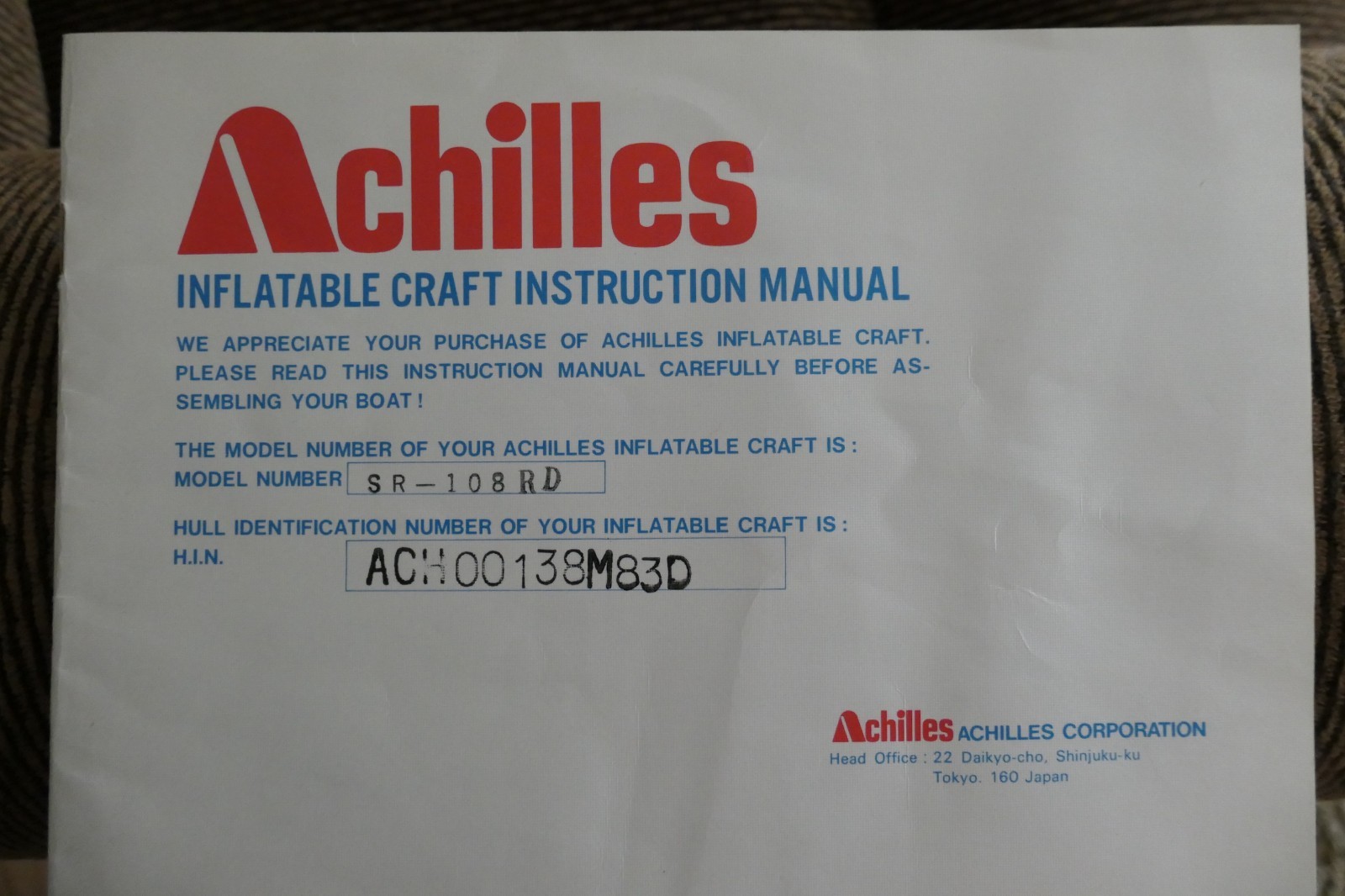 achilles inflatable boat for sale