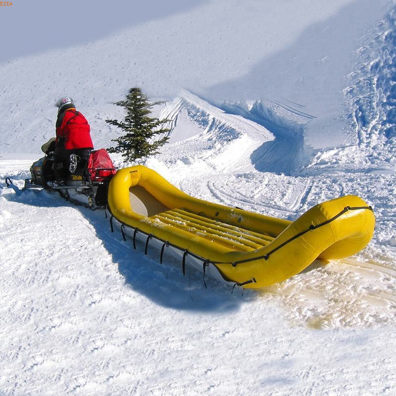 Inflatable Ice Rescue Sled Inflatable Rapid Raft Water Rescue Boat Jet Ski Board