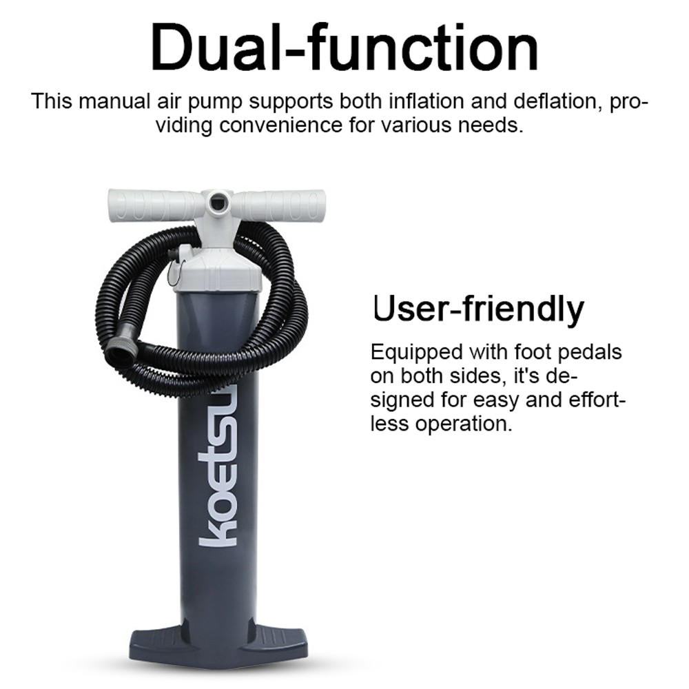 Two-way Manual Pump For Inflatable Kayak Bed Pool Sofa Tent Multifunctional FXRI