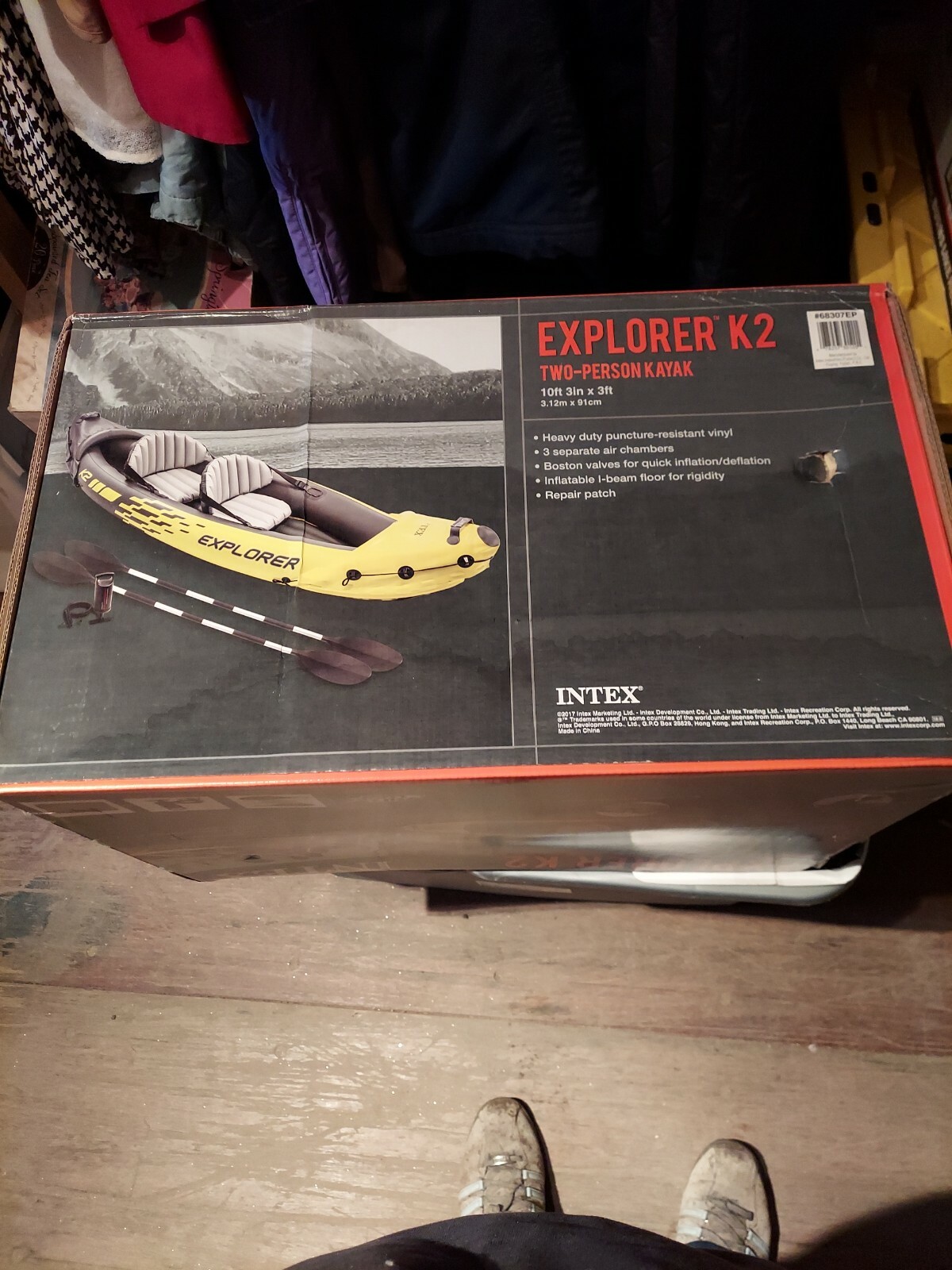 Intex Explorer K2 Inflatable Kayak – 2 Person