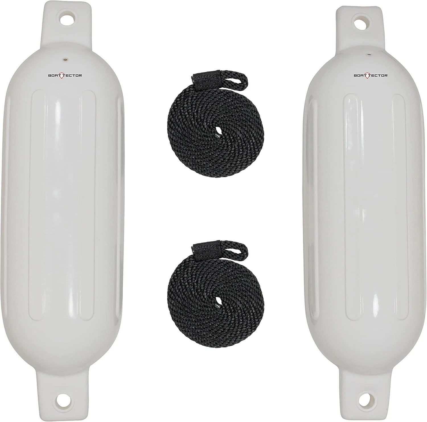 Durable White Inflatable Boat Fenders – 6.5″ x 22″ – Protect Your Investment