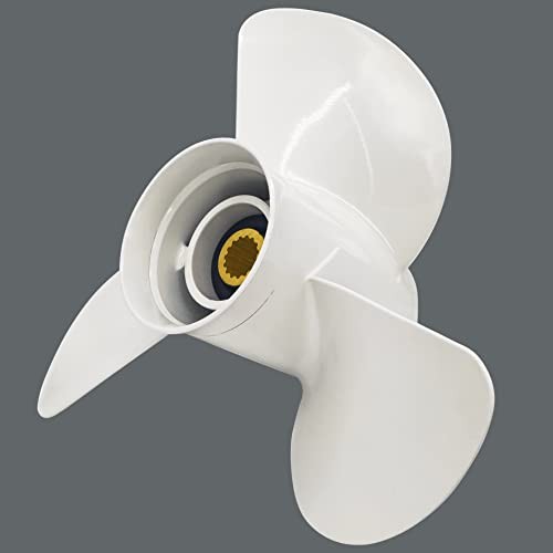 13 1/4×17-K Aluminum Boat Motor Propeller – Replaces 6E5-45945-01-EL