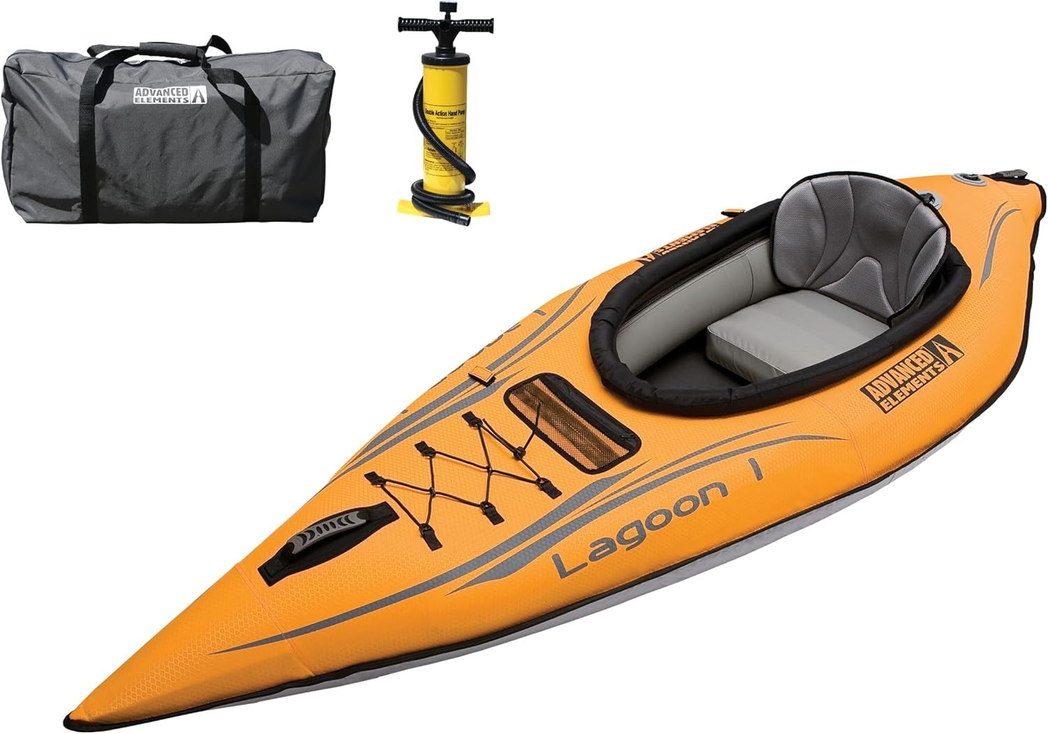 Lagoon 1-Person Inflatable Kayak – Durable, Lightweight & Easy to Transport