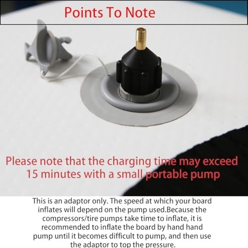 Inflatable Boat SUP Pump Adapter Schrader Valve Air Pump Adapter for Board Kayak