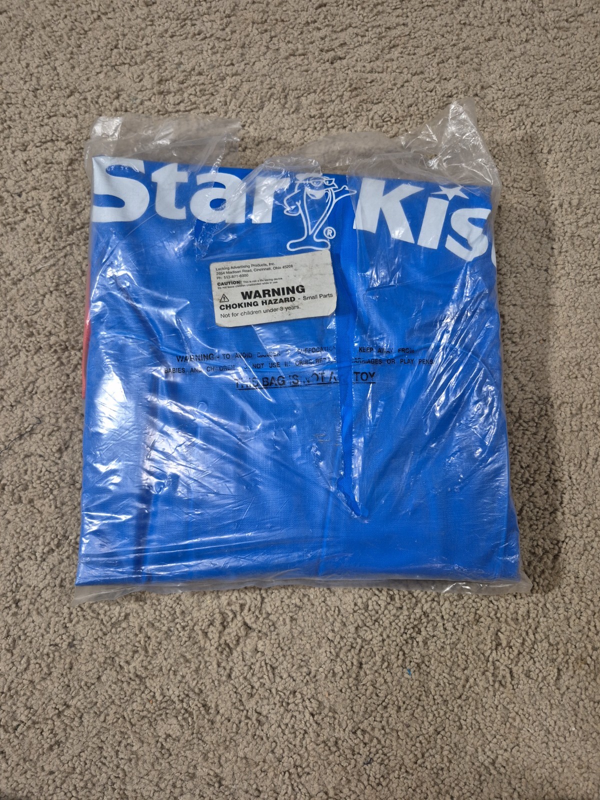5’ Starkist Charlie the Tuna Inflatable Pool Float Raft 90s Promo NEW