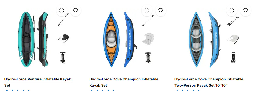Skeg replacement for Bestway Hydro Force inflatable kayaks