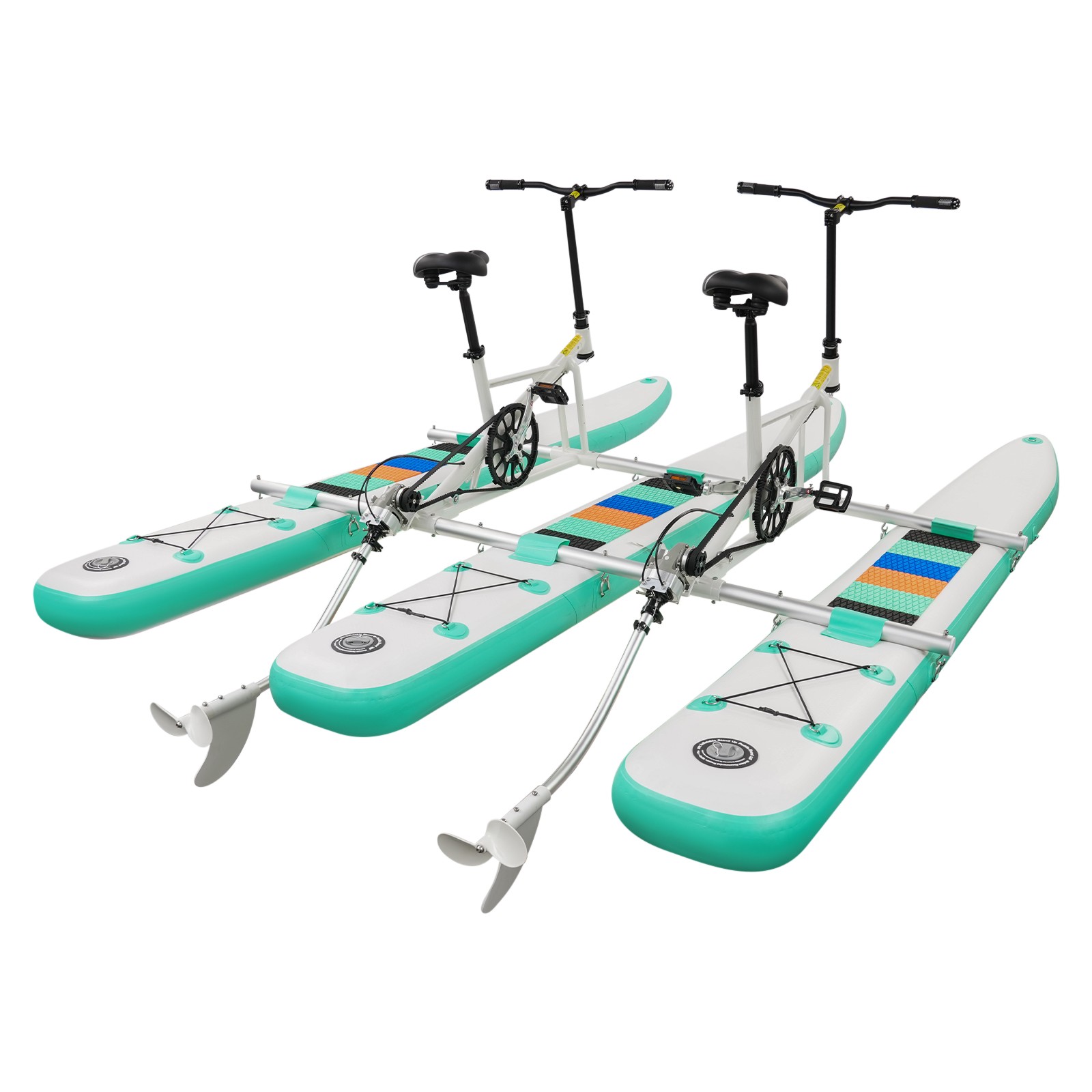 Inflatable pedal boat inflatable water bike water bike for 2 people for Lake/Sea