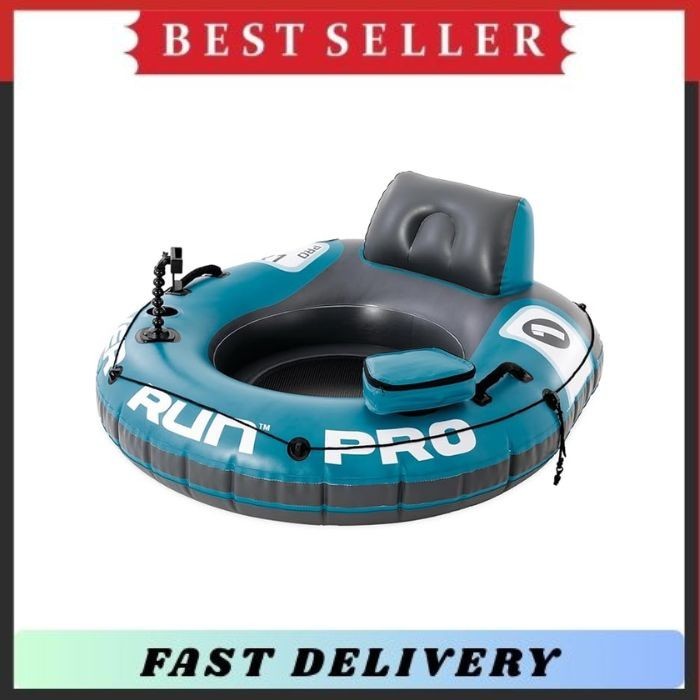 56843EP River Run 1 Pro Inflatable Floating Lounge 220lb Capacity