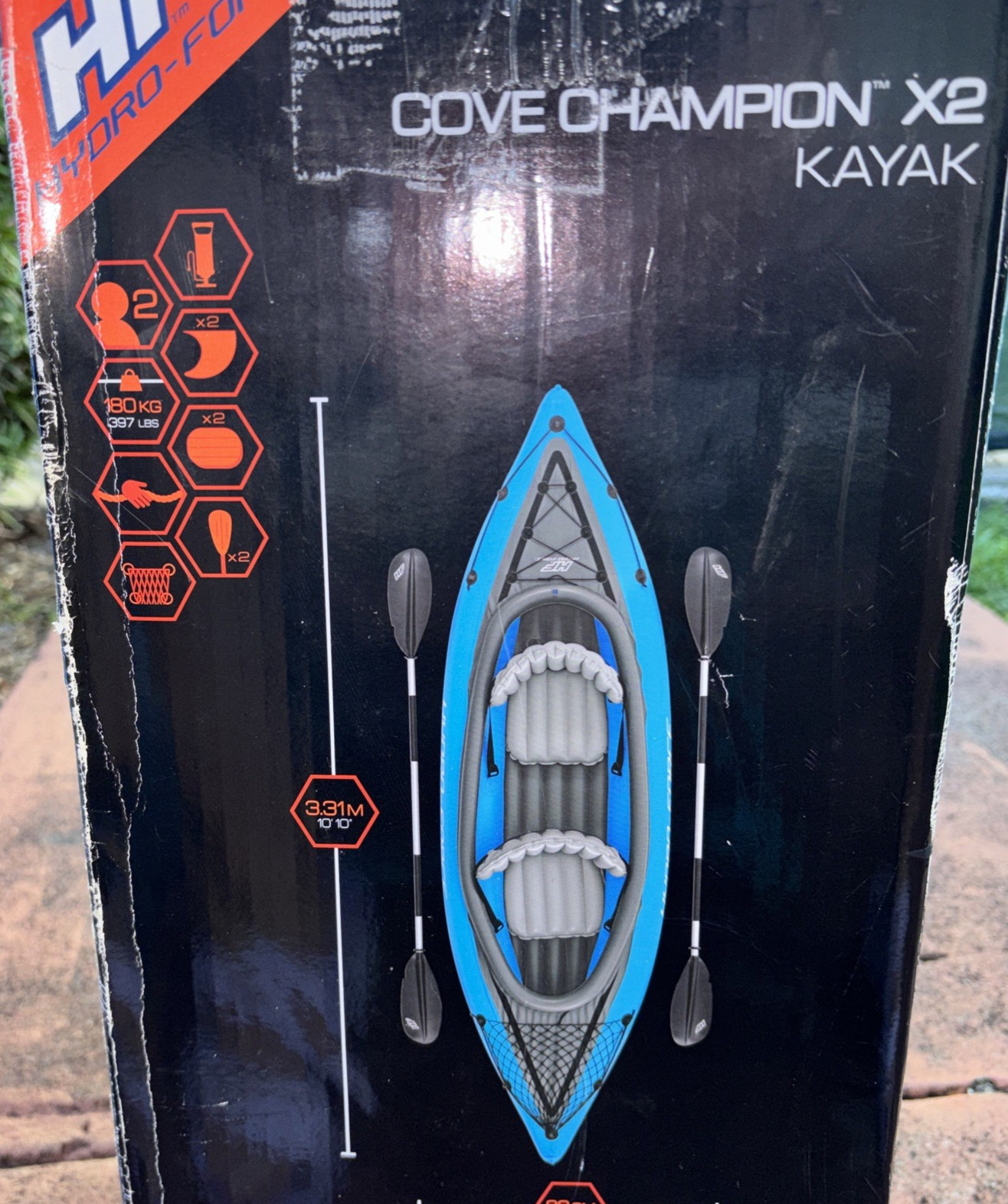 Bestway Hydro-Force Cove Champion X2 Inflatable 2-Person Kayak Set