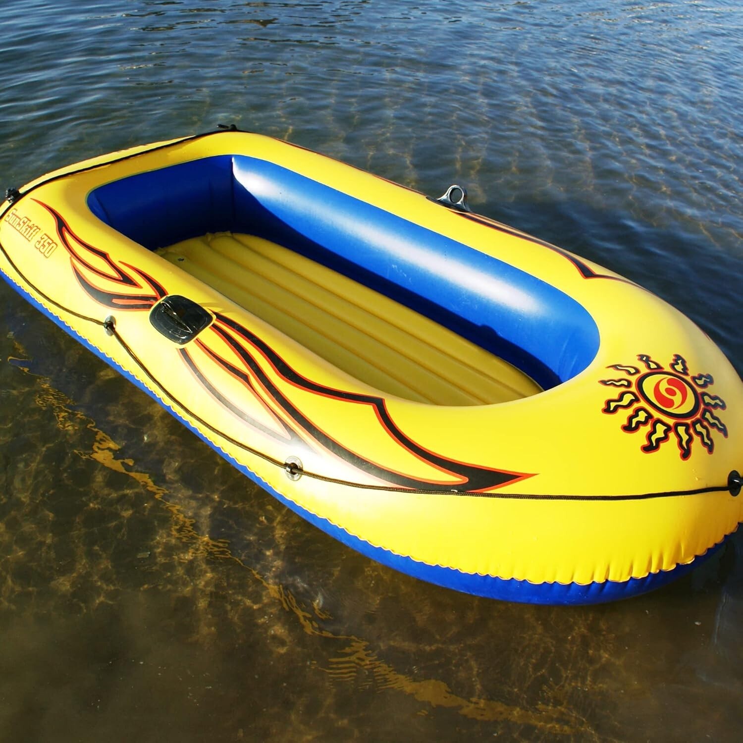 SunSkiff Inflatable 3-Person Boat Kit – Safe, Durable, Fun for All Adventures