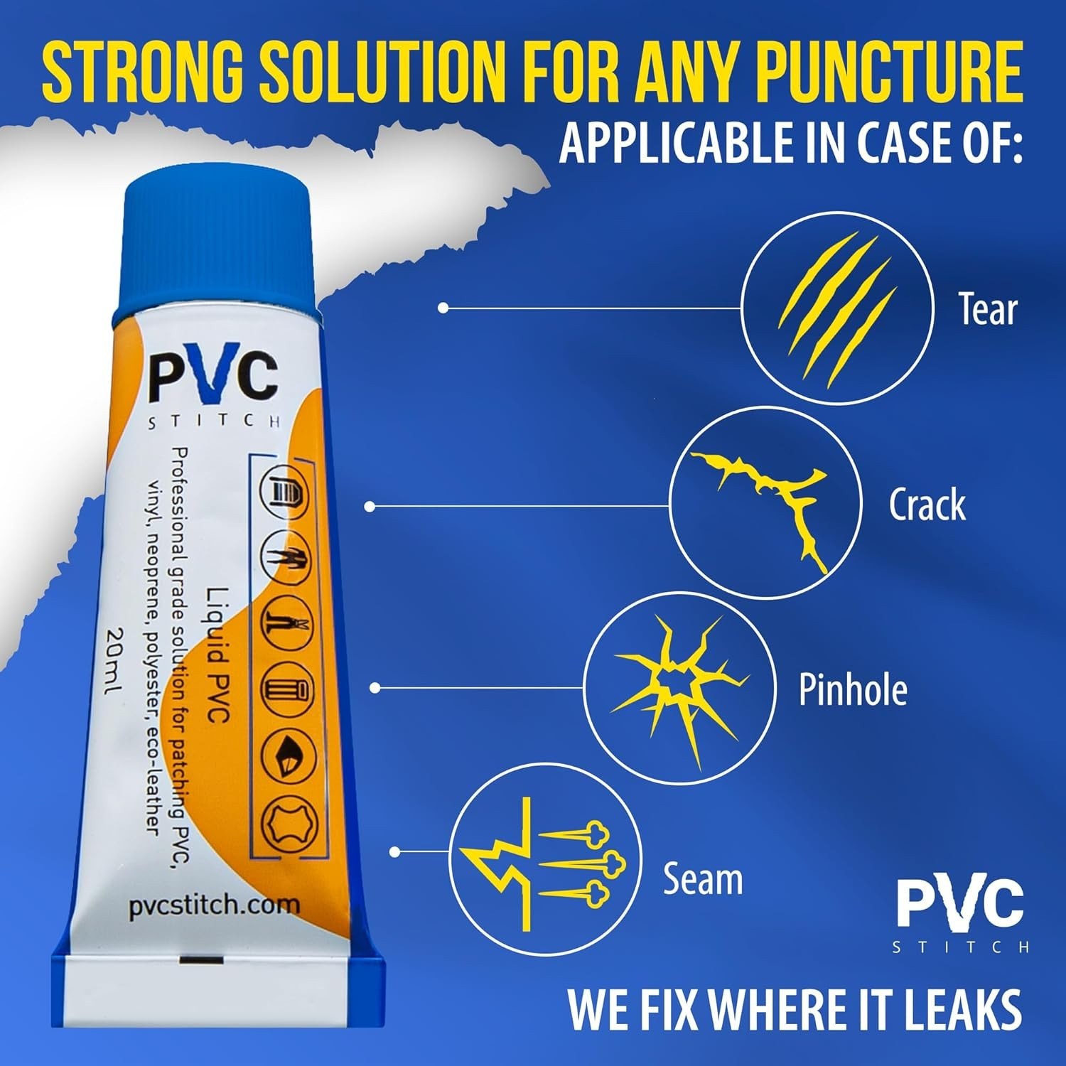 Seamless AquaPro Liquid Patch for PVC Inflatable Gear – UV & Water Resistant