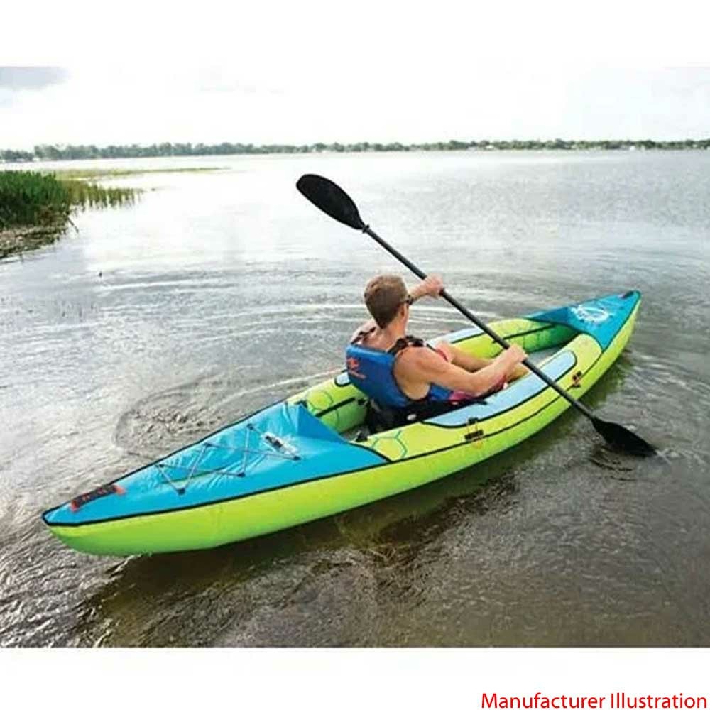 HO Sports Beacon Inflatable Kayak 450lbs Green Blue 21663572
