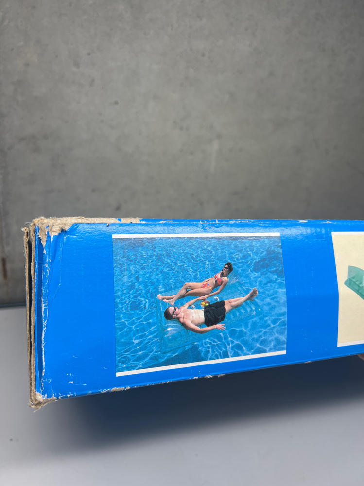 Rare Vintage SEVYLOR Pool Conversation Float Reversible Big 76″ x 64″