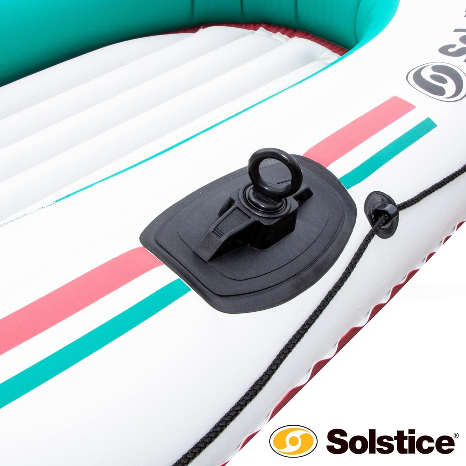 6′ Inflatable Boat Kit for Lakes & Rivers – 2-Person Raft with Oars