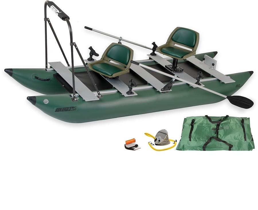 Sea Eagle 375fc Pro Angler Inflatable Pontoon Catamaran Fishing Boat