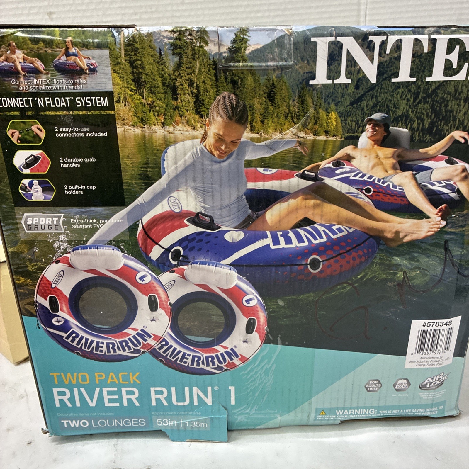 Intex Two Pack River Run 1 Lounges 57834S