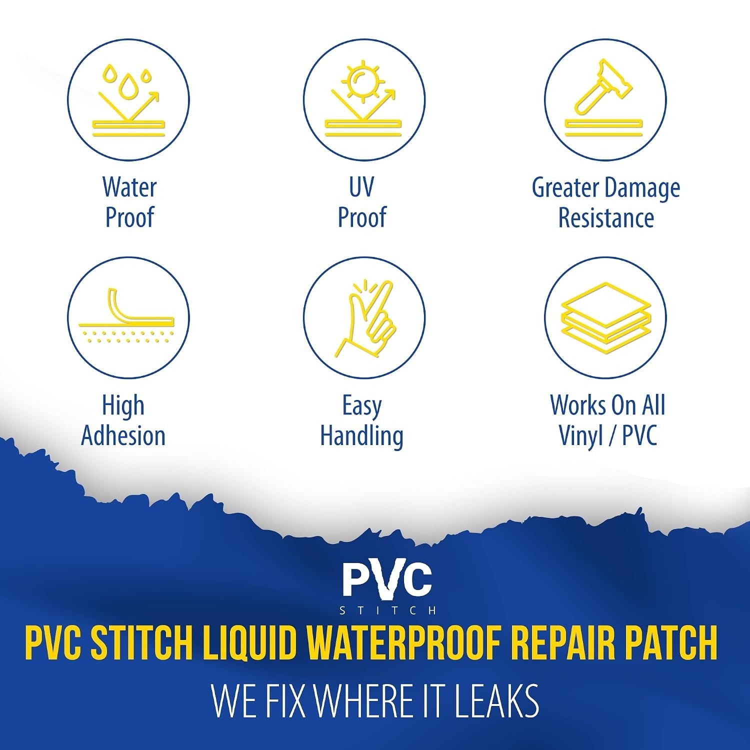 Seamless AquaPro Liquid Patch for PVC Inflatable Gear – UV & Water Resistant
