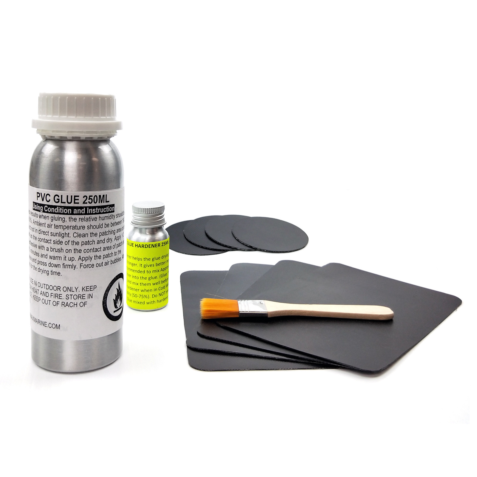 Seamax Professional 2 Part Glue Repair Kit for PVC or Hypalon Inflatable Boats