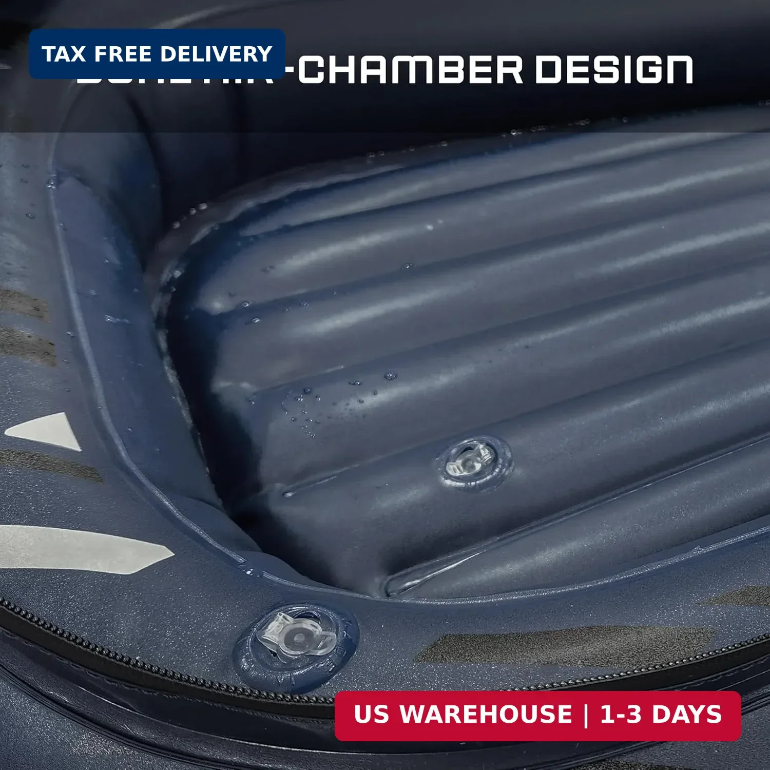 Adventure-30 Kayak River Cooler with Tow Rope, Insulated Heavy Duty PVC, Floatin