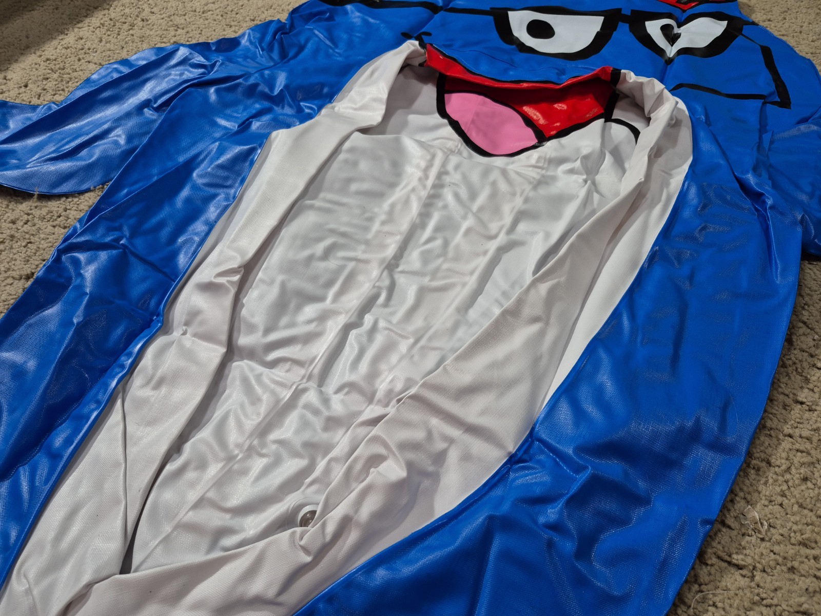 5’ Starkist Charlie the Tuna Inflatable Pool Float Raft 90s Promo NEW