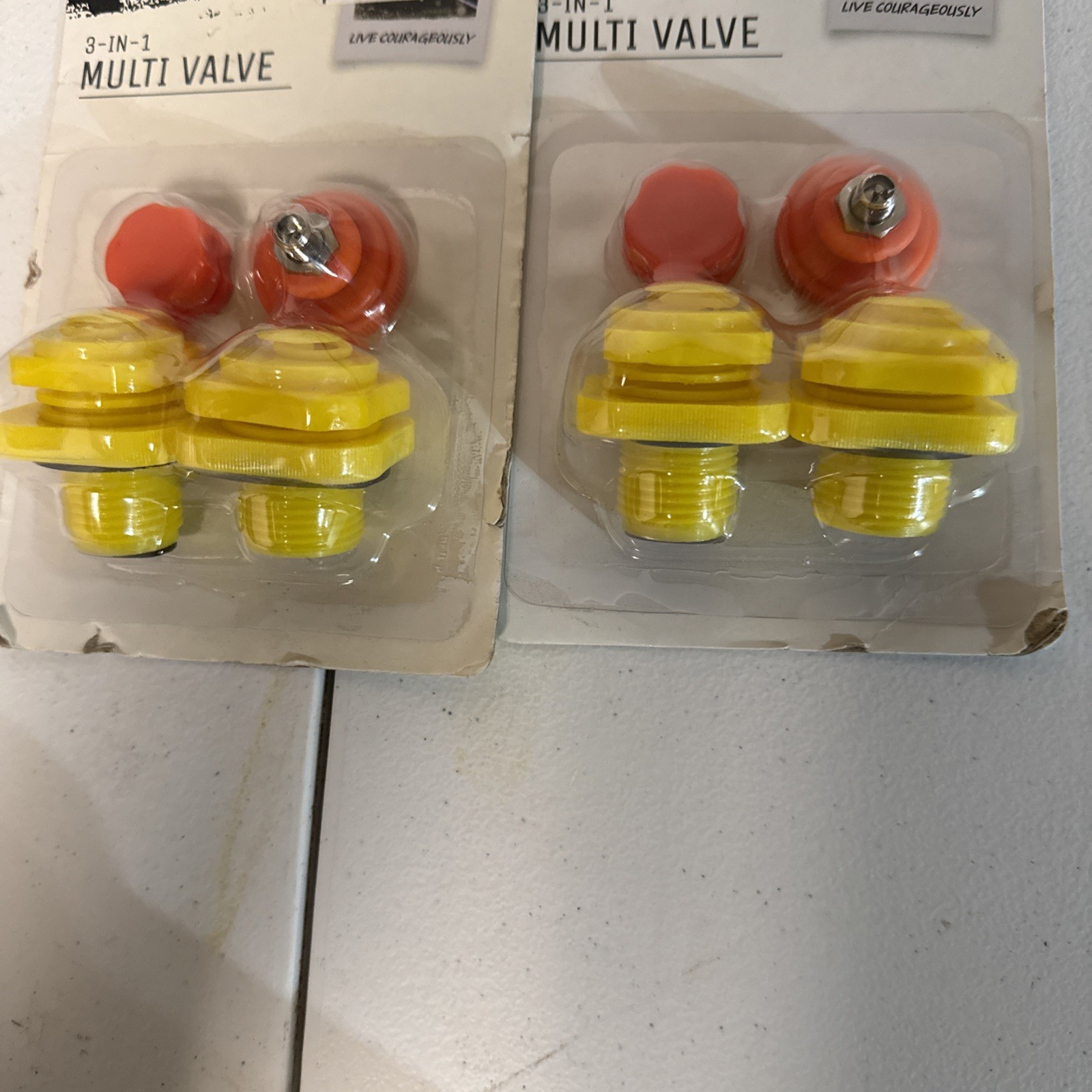 2 DBX 3-in-1 Multi Valve Kit Boston Valve Square & Round Base Shredder Valve