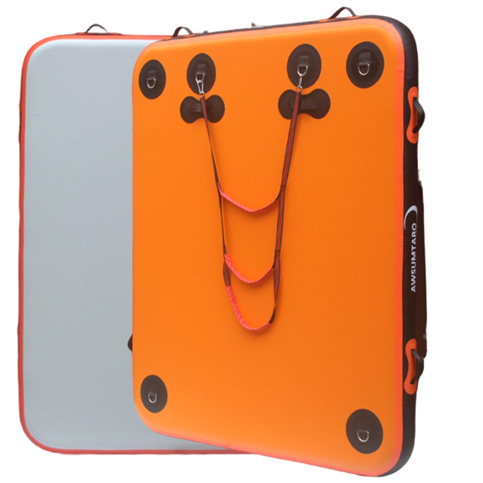 Inflatable Floating Platform，Inflatable 180X150X15CM, Orange