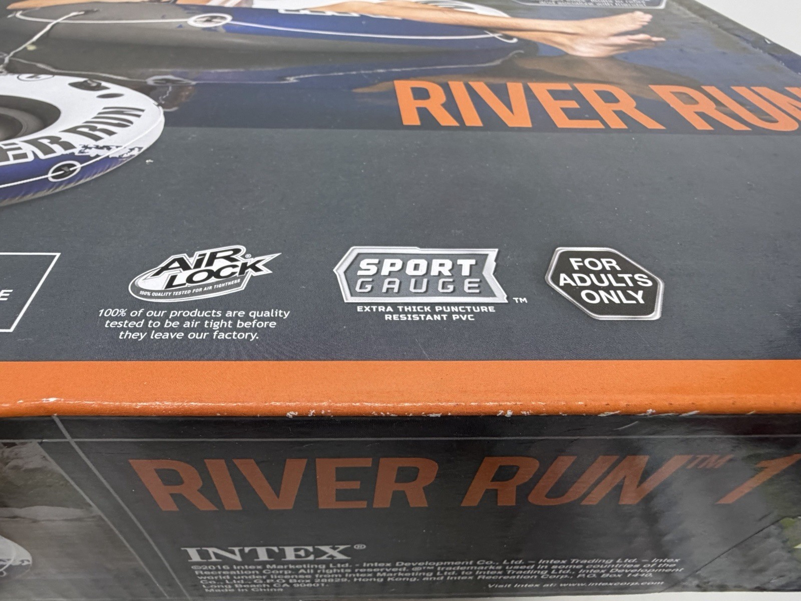 2-pack Intex River Run I Sport Lounge 53 inch Inflatable Water Float Pool River
