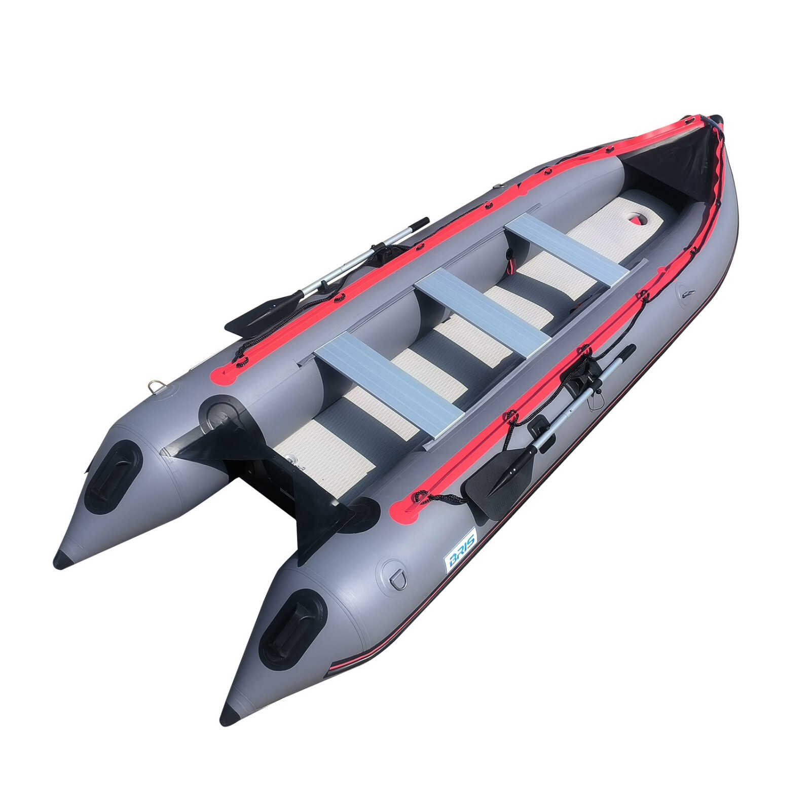 BRIS 14.5Ft Heavy Duty Inflatable Kayak Boat Tender Inflatable Canoe Dinghy