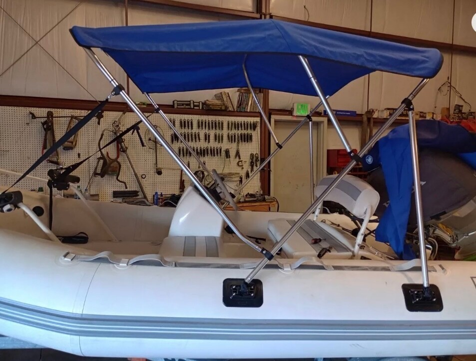 Inflatable Boat Bimini Mounts/Shade Mounting Hardware/Inflatable Dinghy Bracket
