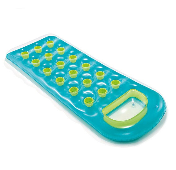 18 Pocket INTEX Suntanner Lounge Floating Raft Float air mattress beach pool fun