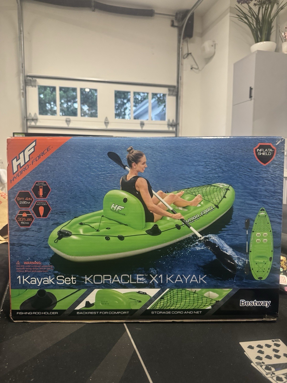 Best Way Hydro-Force X1 Kayak 1 Kayak Set with Pump and Paddle NEW ORIGINAL BOX