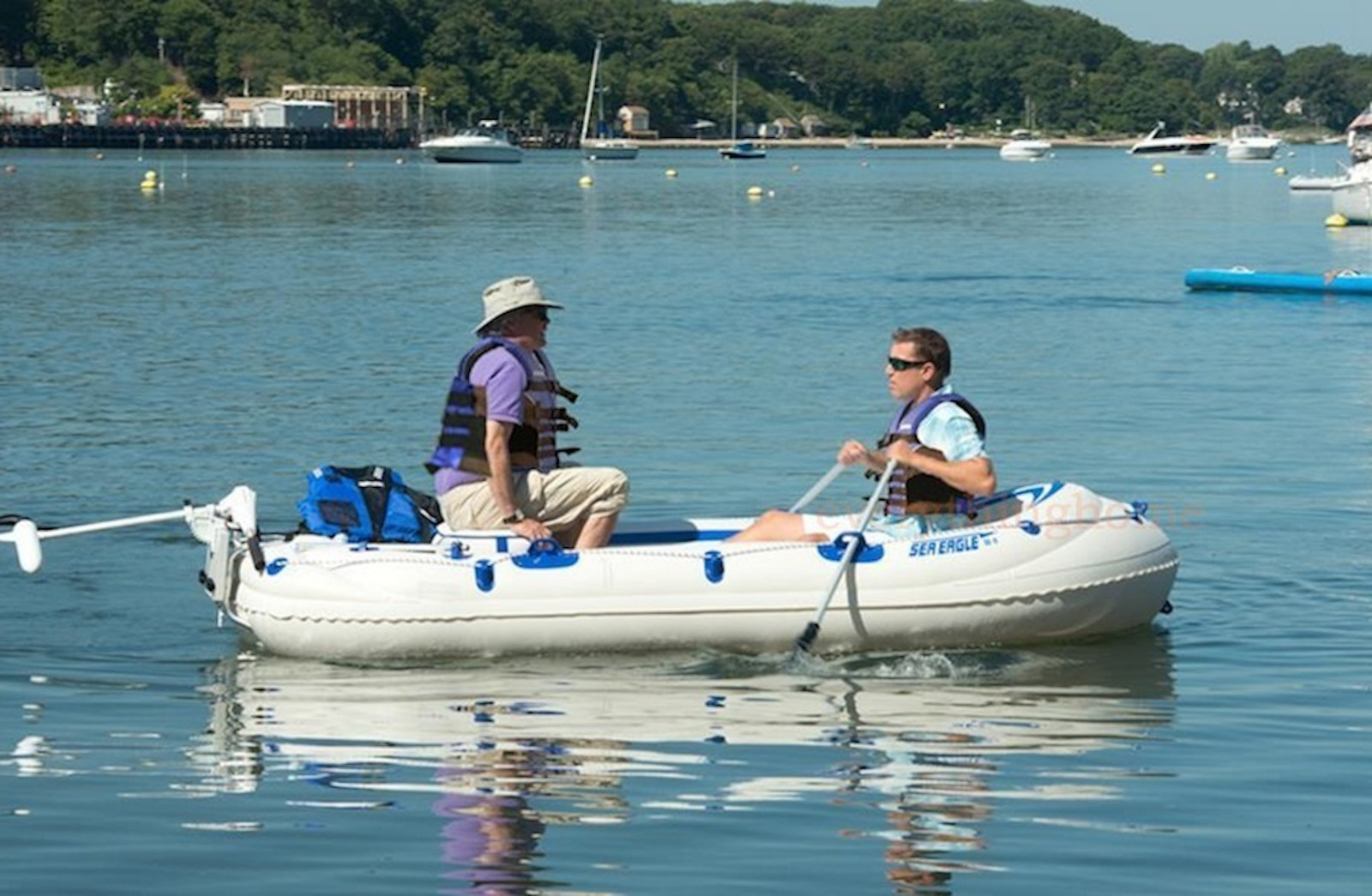 Sea Eagle SE9 Fisherman’s Dream Pkg Inflatable Motor Mount Boat – Free Shipping!