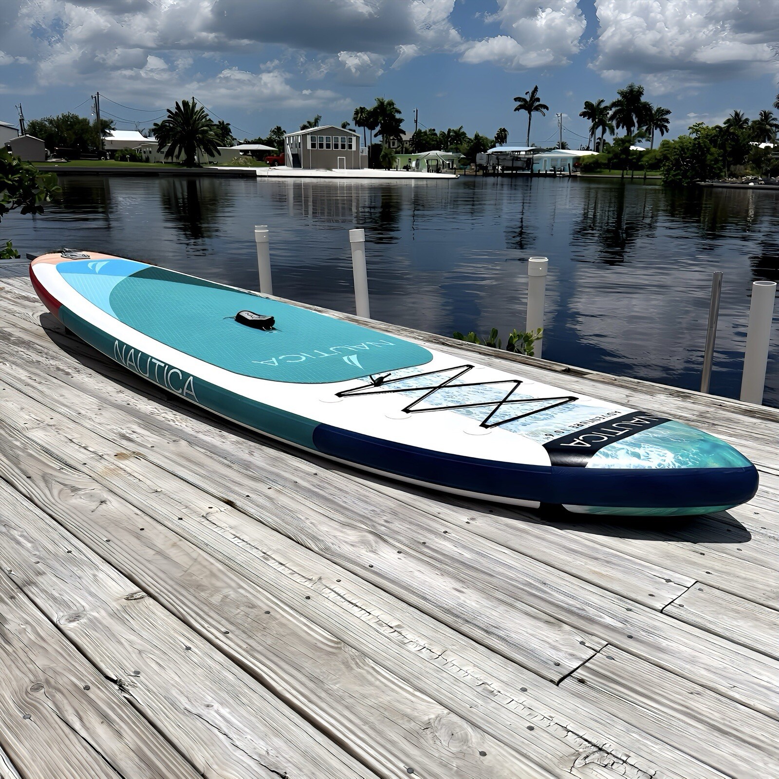 Nautica Adventure 10’6” Inflatable SUP Paddle Board | 33” Wide 325lb w/ Pump