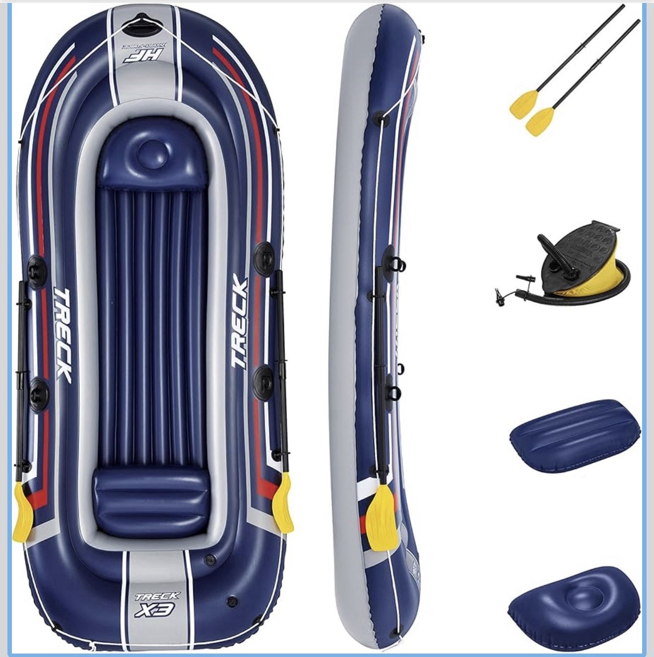 Bestway Hydro-Force Inflatable Raft Set | Inflatable Boat for Kids and Adults…