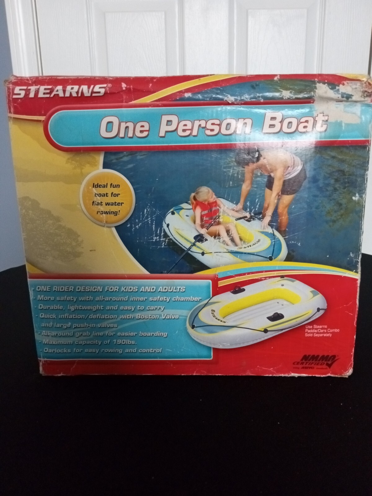 Stearns Inflatable One Person Boat Lightweight Design