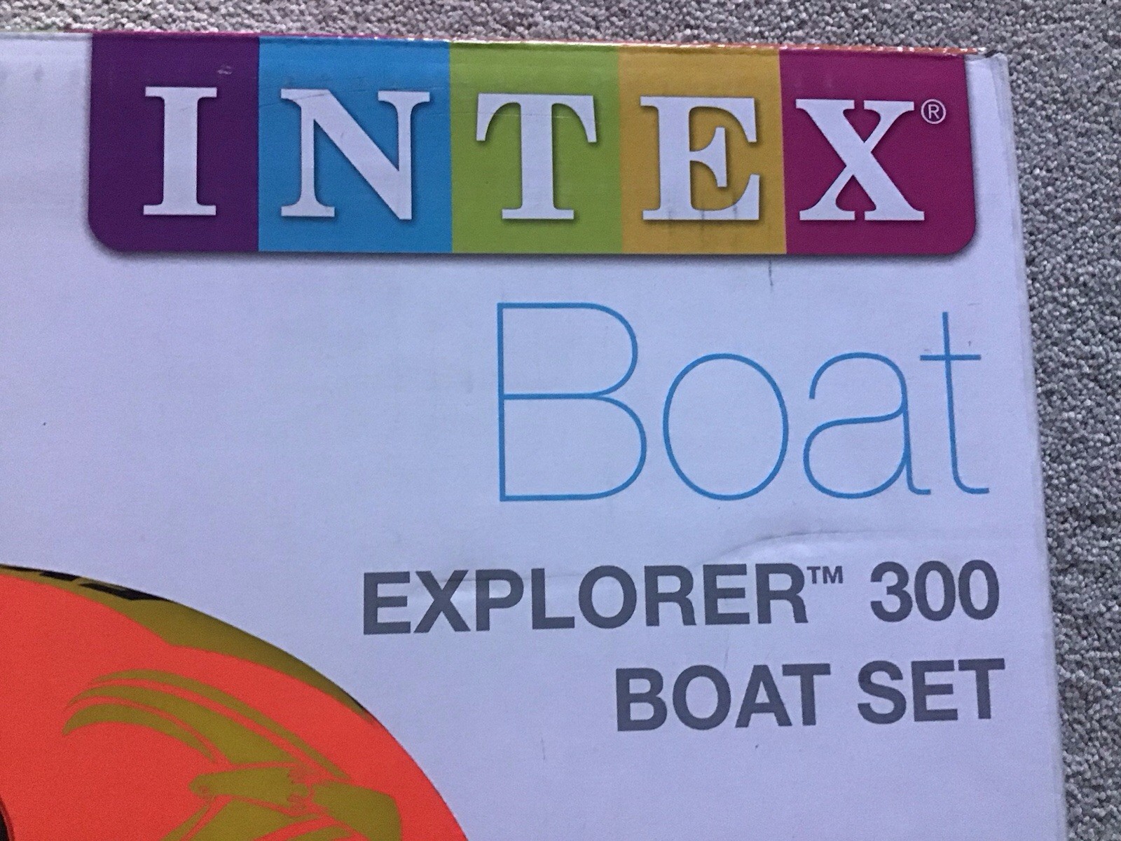 INTEX Boat Explorer 300 Boat Set (Boat/Oars/Pump) #58332EP in Box NEW/SEALED