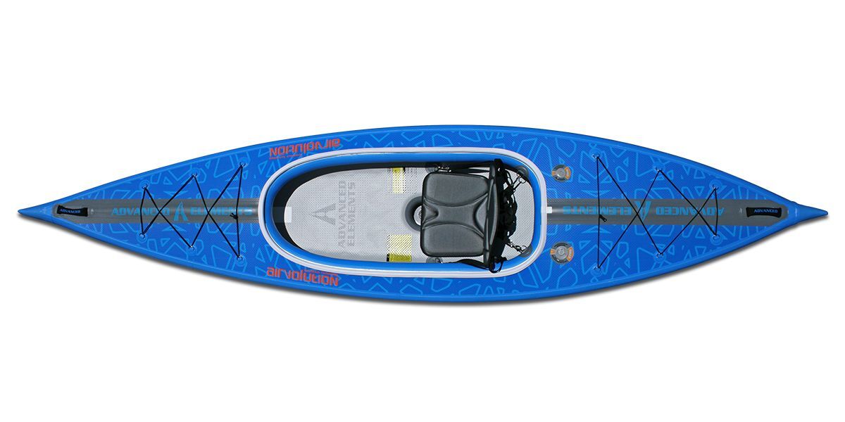 Advanced Elements Airvolution Inflatable Kayak, Blue/White