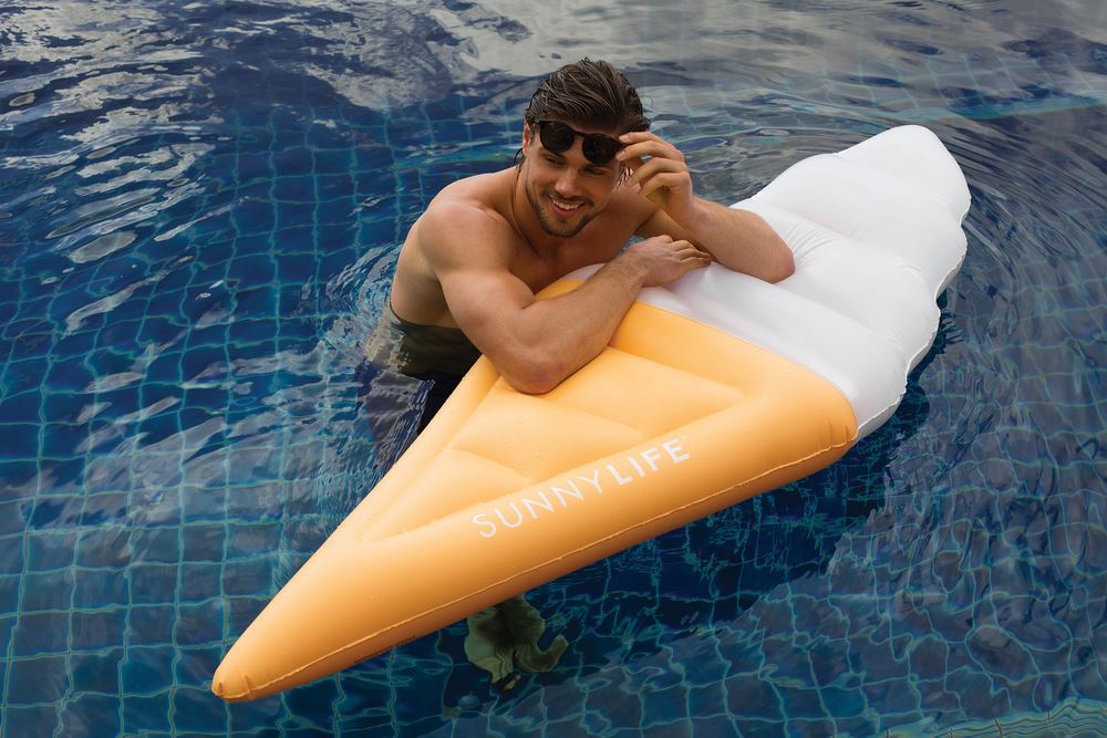 Really Big Inflatable Ice Cream Pool Float Raft Adult Size Summer By Sunnylife
