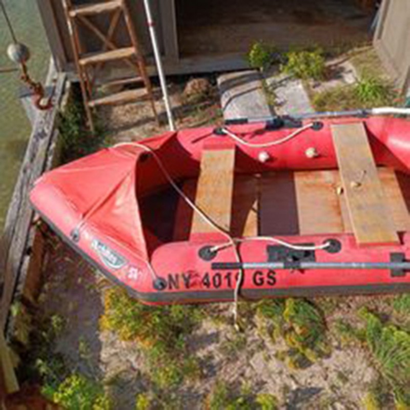 Achilles inflatable dinghy boat with 3HP Johnson Outboard