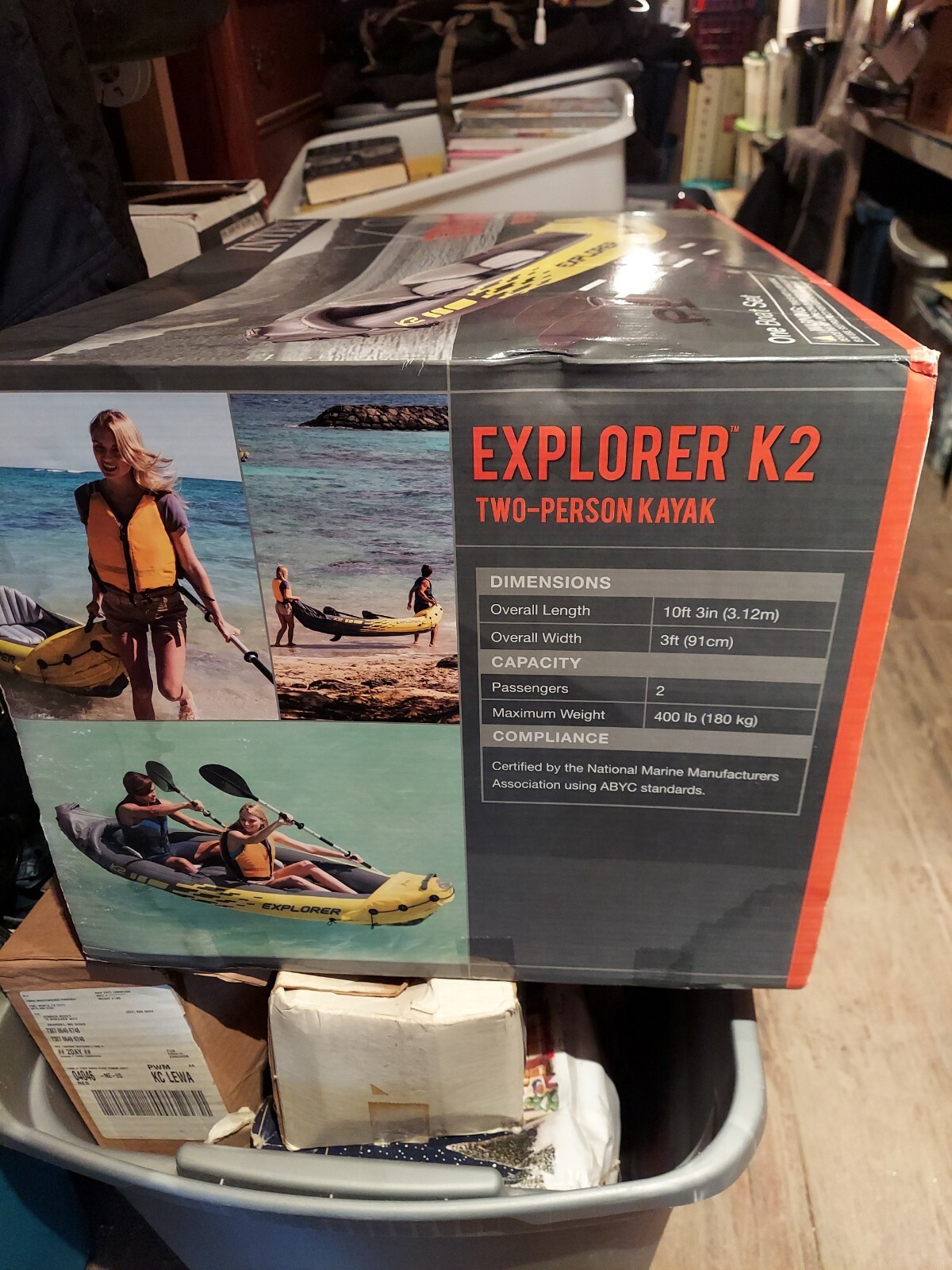 Intex Explorer K2 Inflatable Kayak – 2 Person