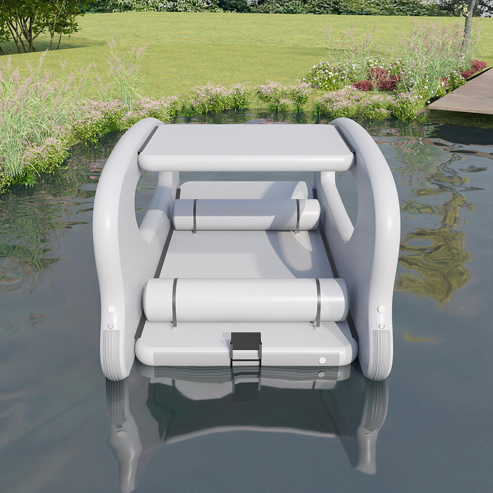 Hot Inflatable Electric Boat Inflatable House Boat For Ocean Lake Water play