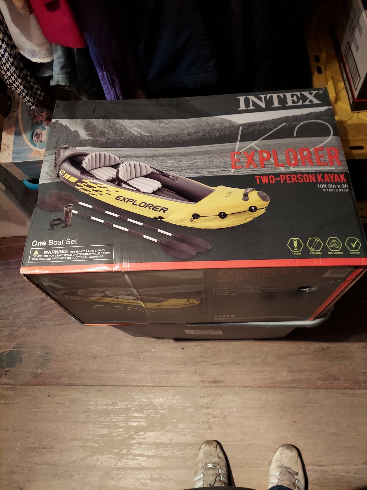 Intex Explorer K2 Inflatable Kayak – 2 Person