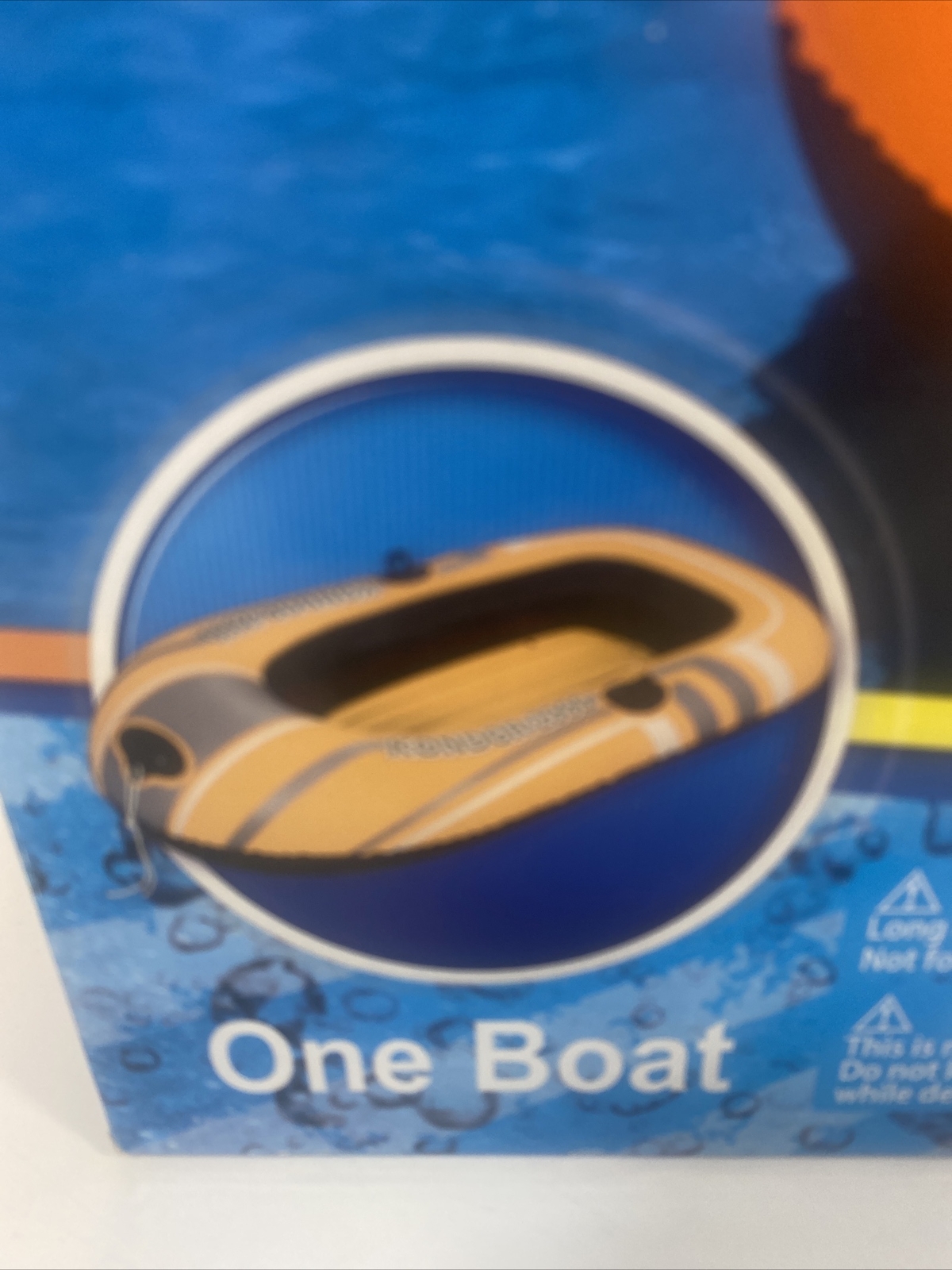 H2o Go Bestway Inflatable Boat Kondor 2000 6ft 5in. X 45in. Built In Oar Locks