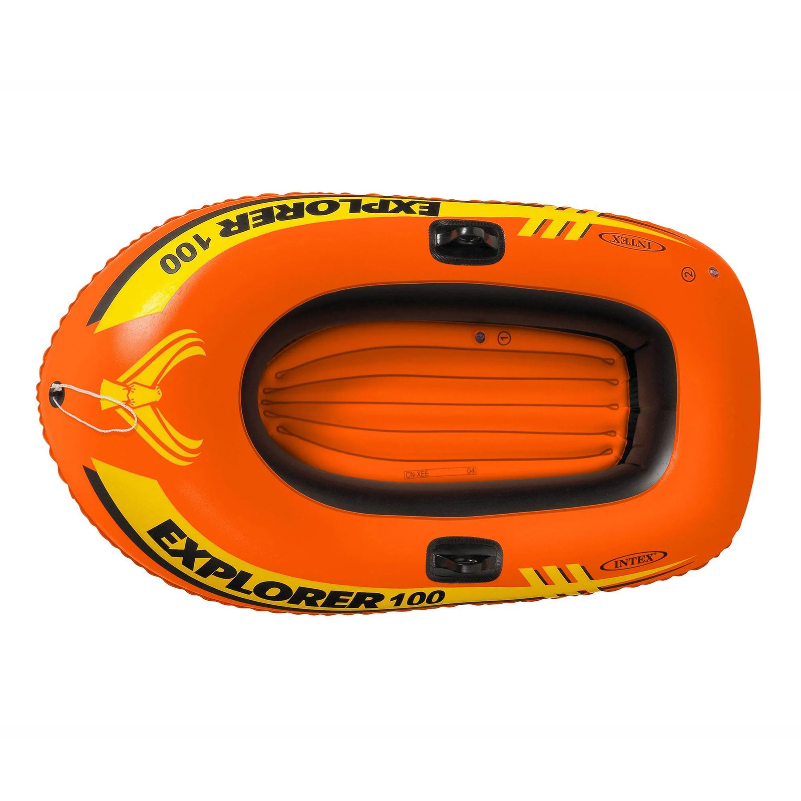 Intex Explorer 100 Inflatable Boat 1 Person Youth Lake Pool Raft Row Boat