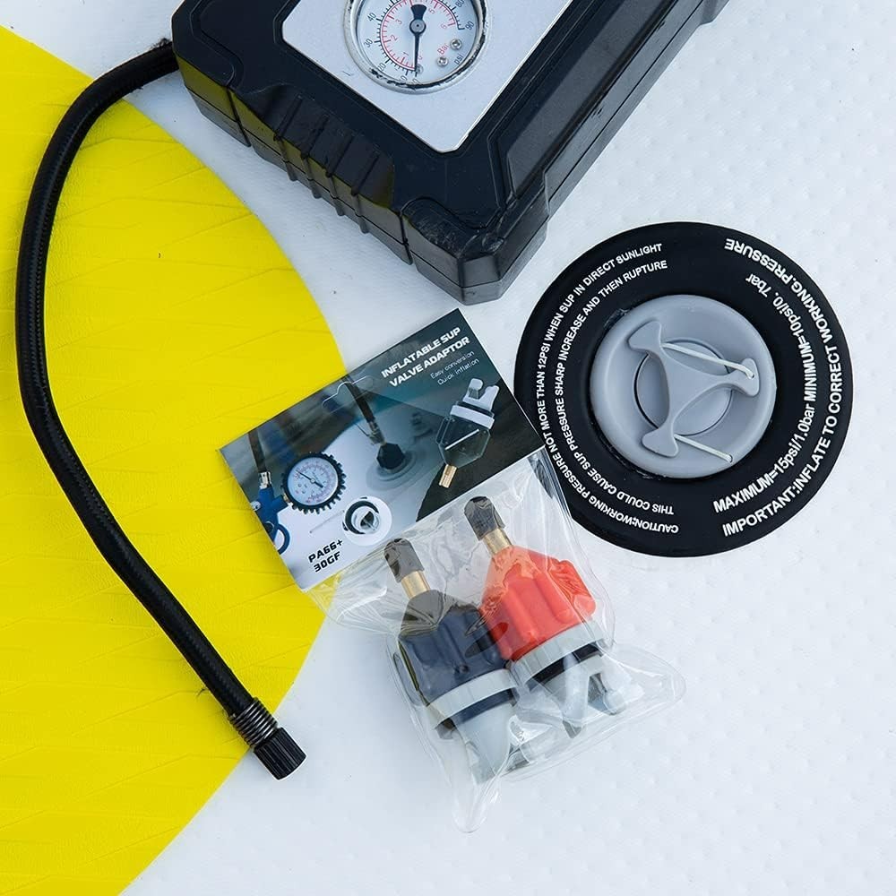 Lightweight Inflatable SUP & Kayak Pump Adapter with High-Pressure Capability
