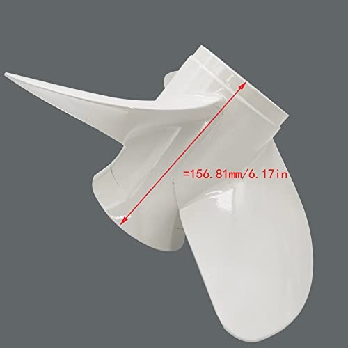 13 1/4×17-K Aluminum Boat Motor Propeller – Replaces 6E5-45945-01-EL