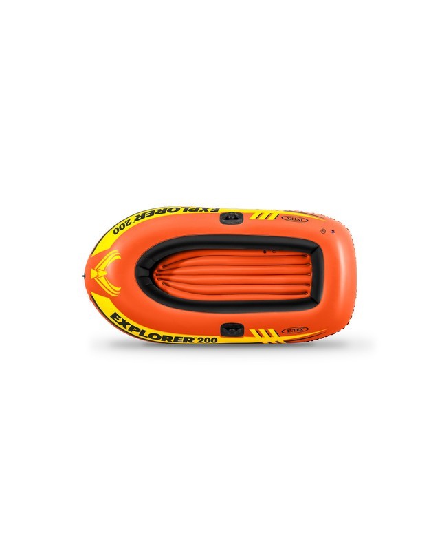 INTEX Explorer 2-Person Inflatable Boat, Oar Locks Dual Air Chambers 200 Series