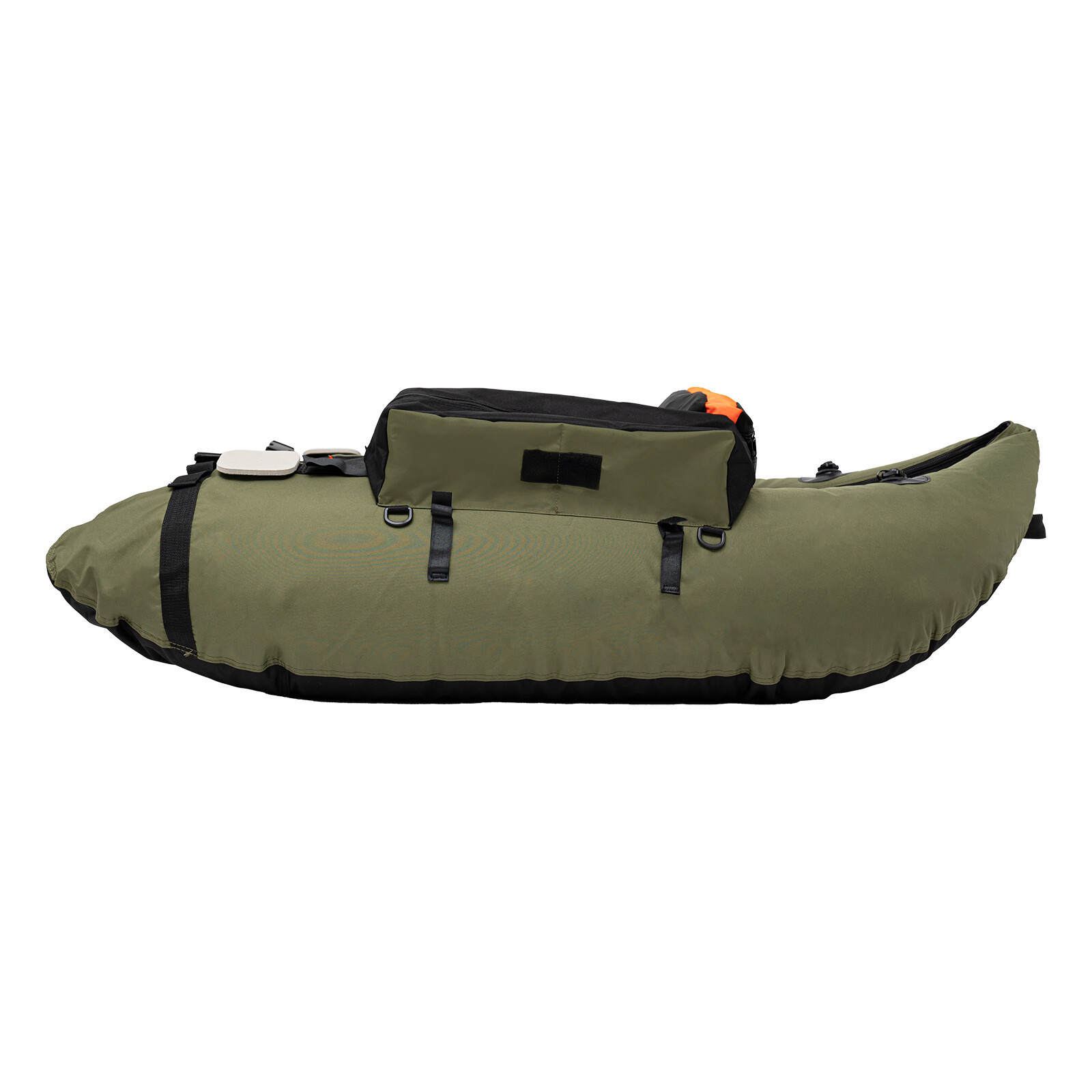 Inflatable Boat-Lightweight, Portable 1 Person Fishing Boat with Hand Air Pump