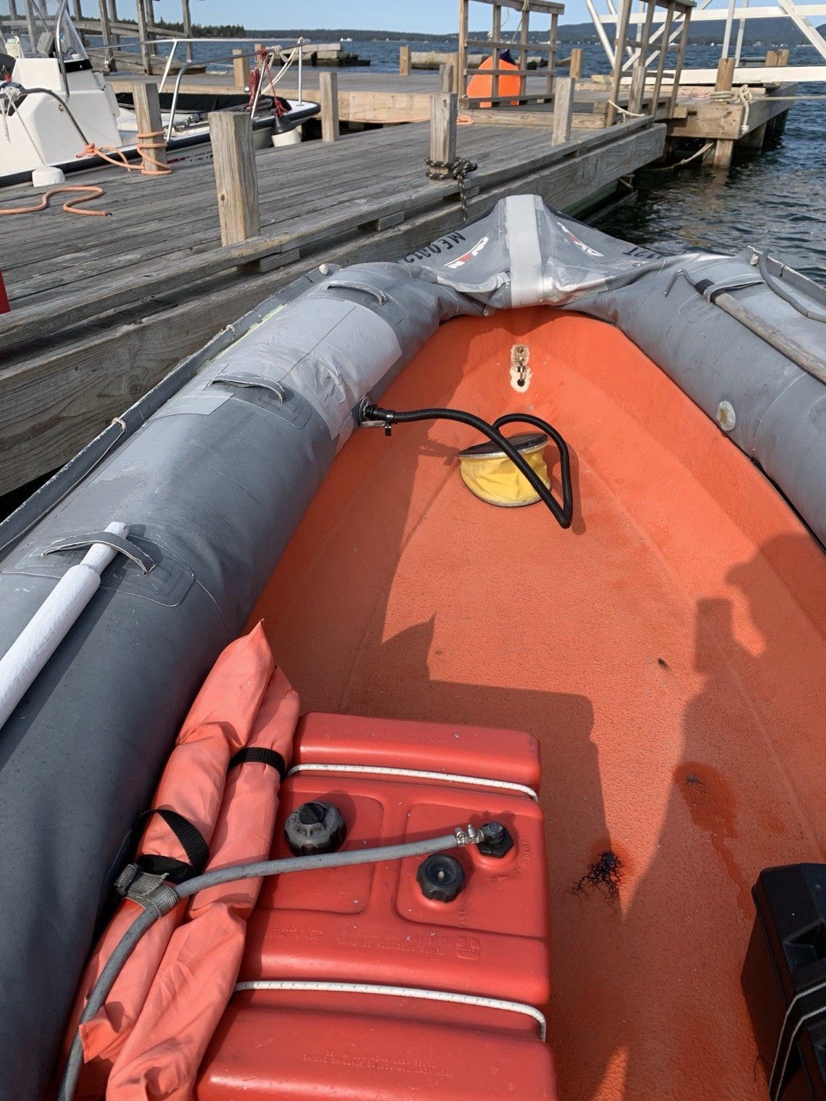 Avon SR 5.4 Inflatable Raft Boat Gray/Orange Model SR 5.4 MPN SR 5.4 Type Raft